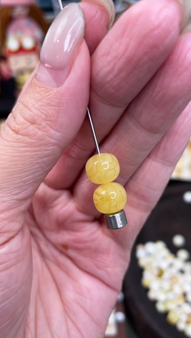 裸石蜜蜡未镶嵌9.3mm