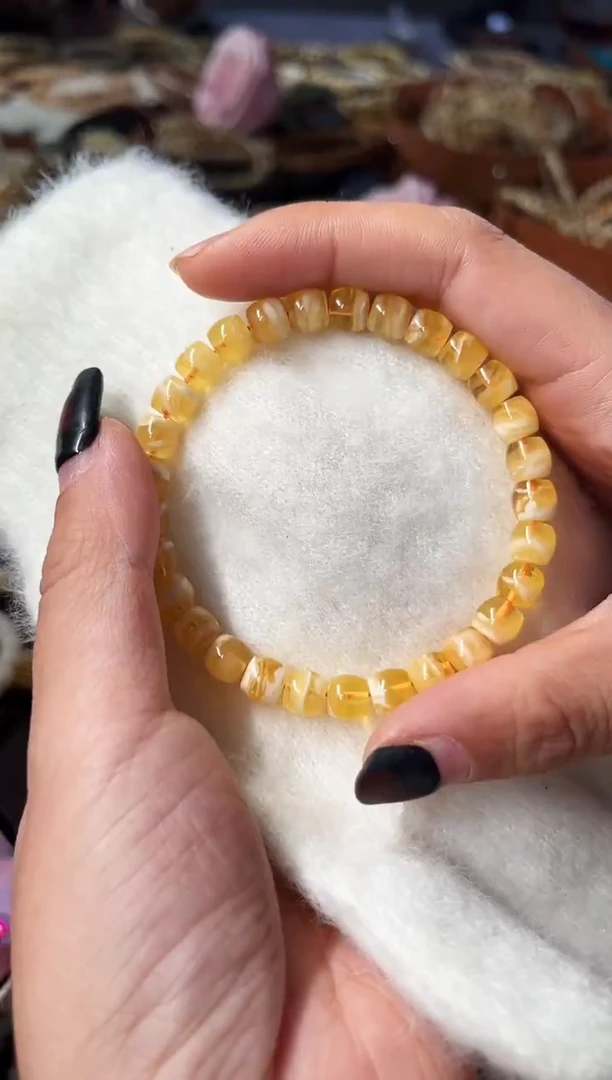 裸石蜜蜡未镶嵌蜜蜡手串7
