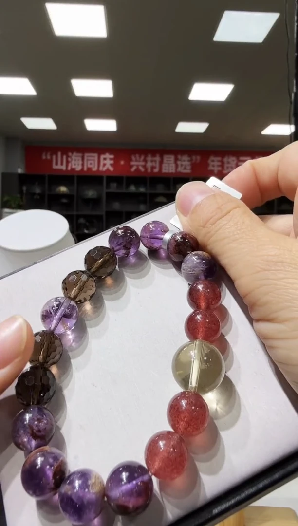 未镶嵌手链水晶优0412 约10-14mm