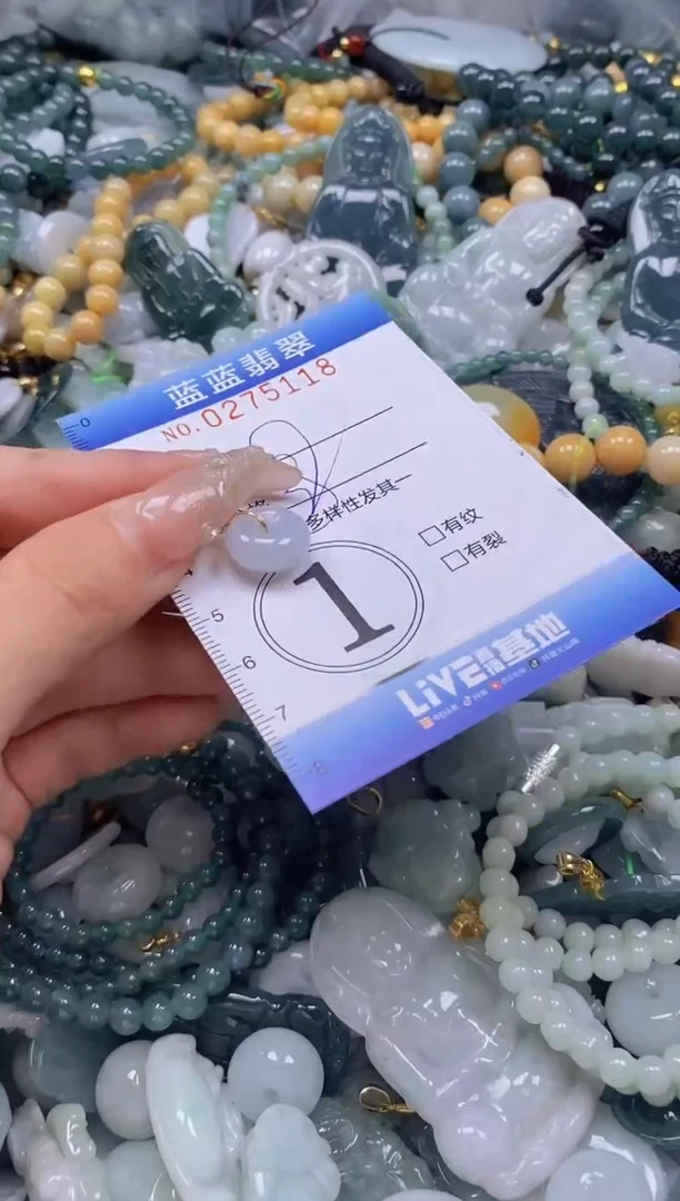 翡翠未镶嵌颈饰闪购0275118