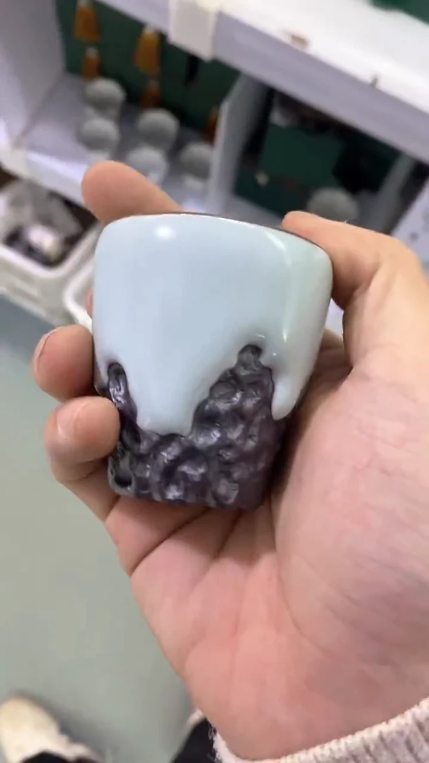 瓷片蓝陶瓷茶具茶器