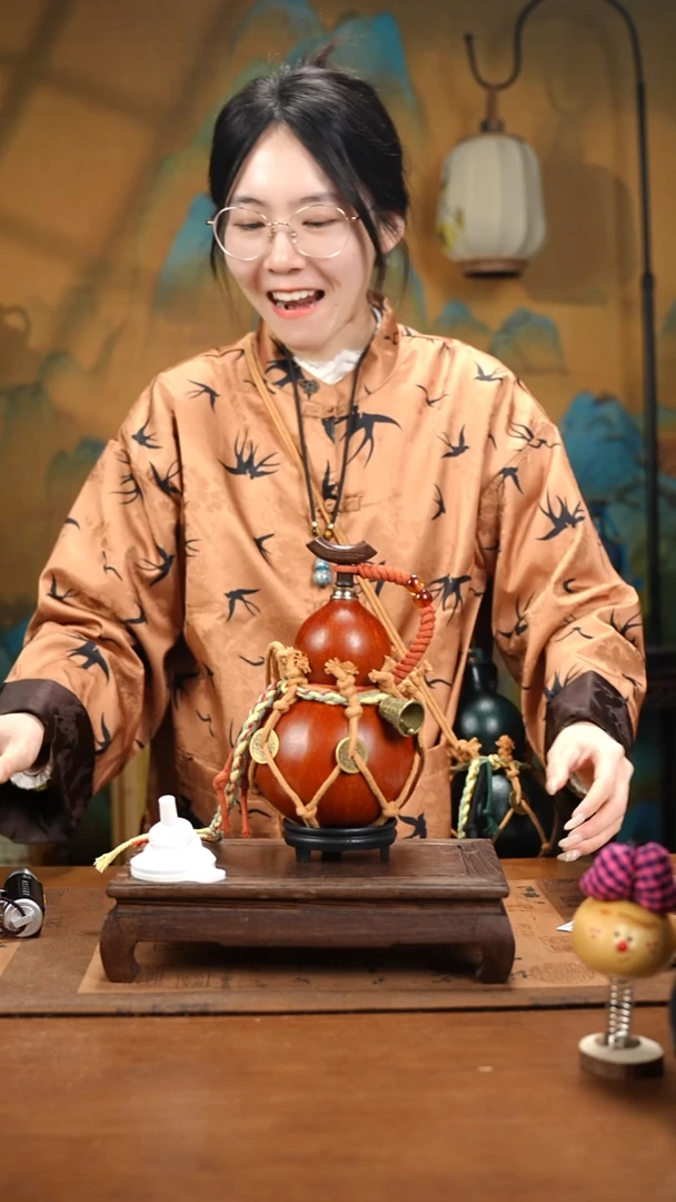 XY030网兜款大漆款酒葫芦（现货现发）