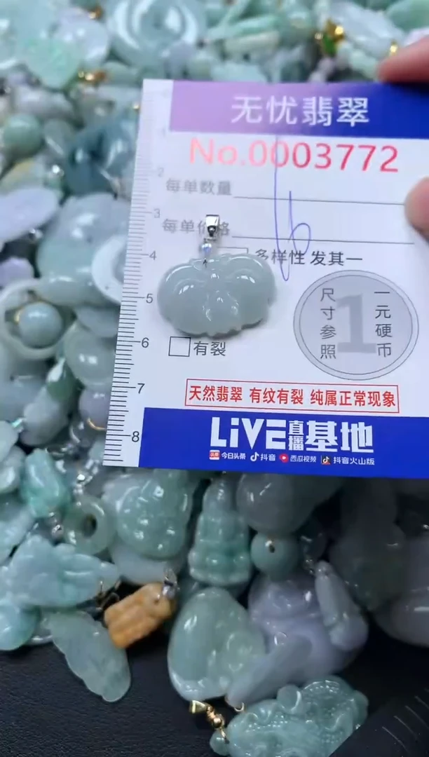 颈饰未镶嵌翡翠3772