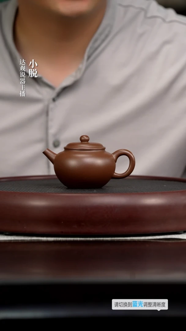 茶壶紫砂DG52湛明堂秦安祥明珠老紫泥190