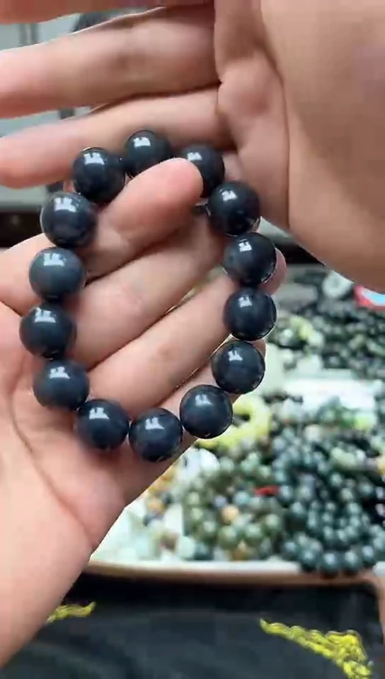 手串未镶嵌和田玉聚墨青花16