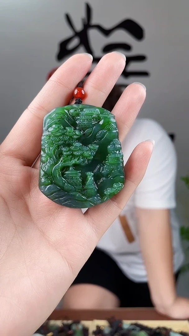 和田玉未镶嵌颈饰拍一发一，多样性发货