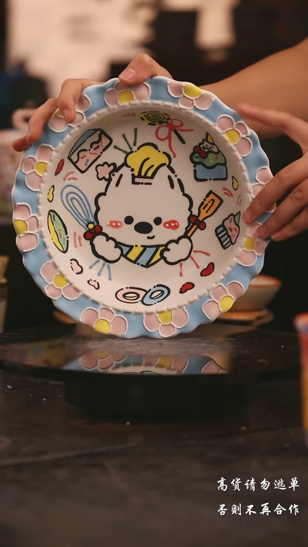陶瓷景德镇可爱设计师款陶瓷