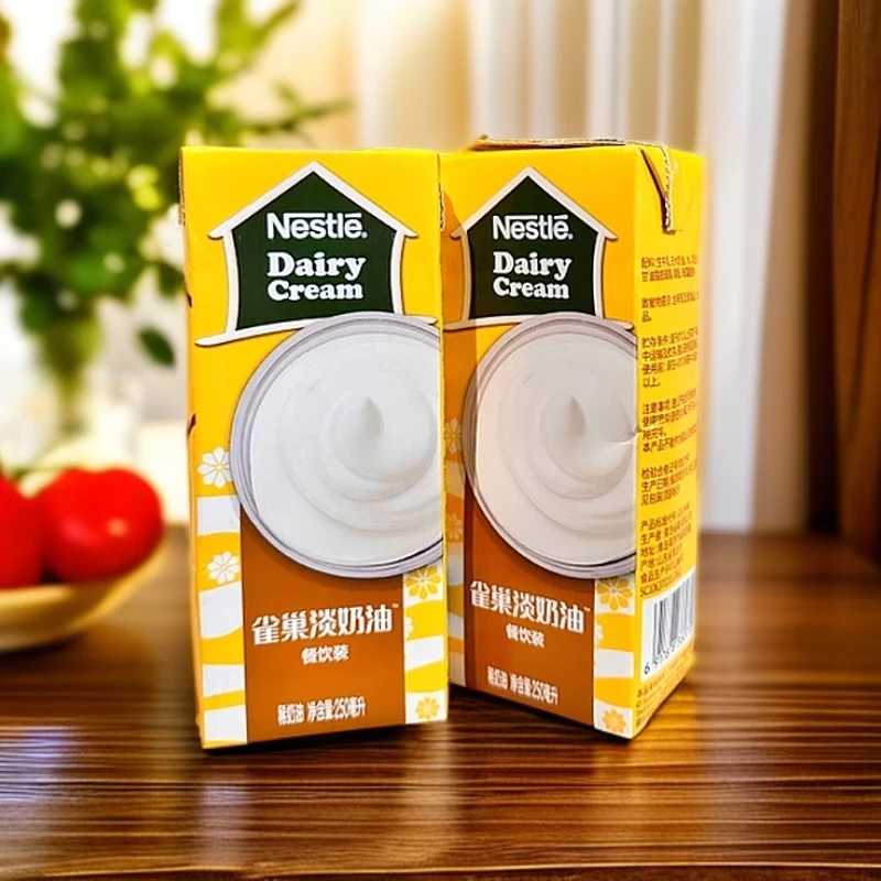 Nestle/雀巢淡奶油动物奶油餐饮装稀奶油营养早餐必备