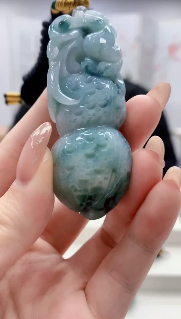 未镶嵌定制翡翠5060jw-毛货挂件11