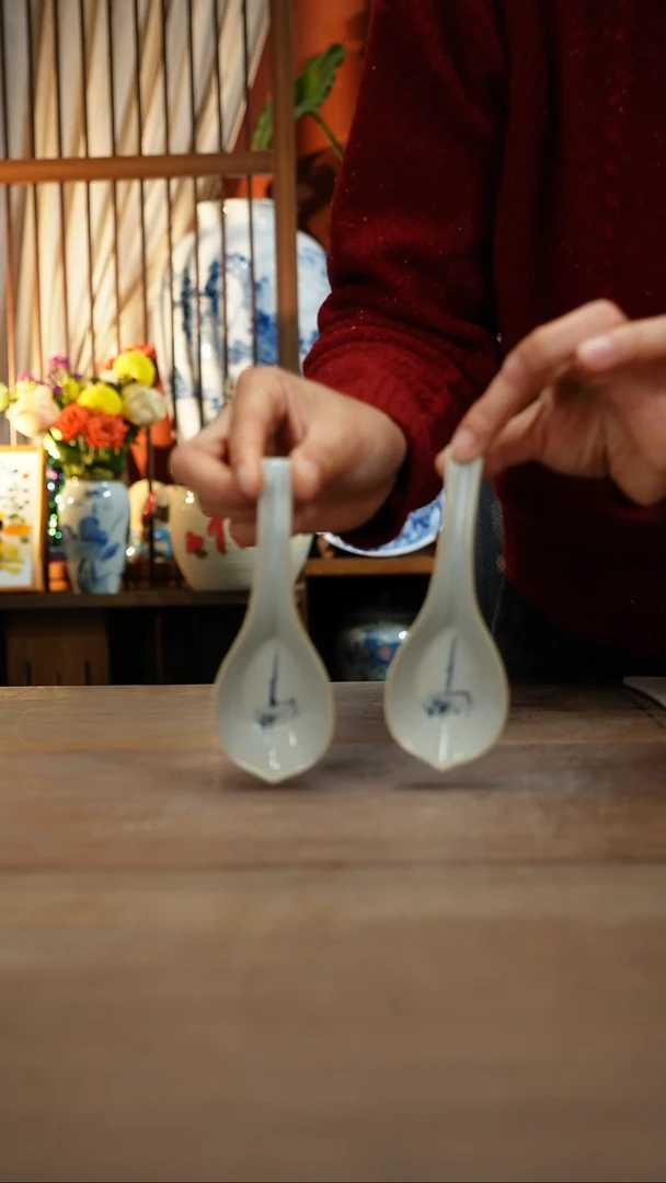 【简家甄选】景德镇设计师釉下手绘陶瓷