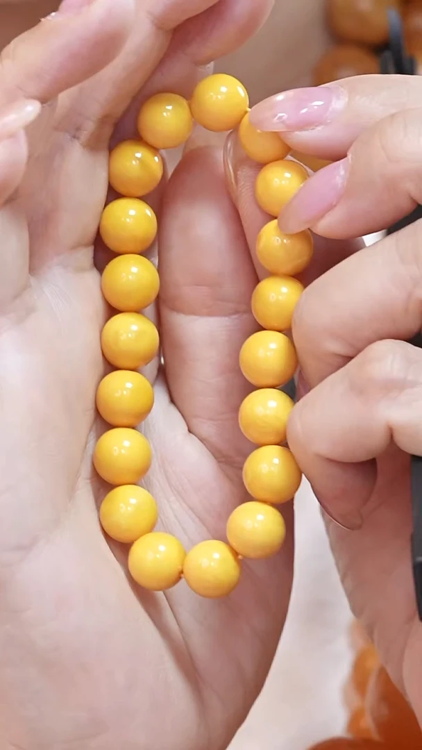 蜜蜡颈饰未镶嵌222-8435天然蜜蜡珠宝奇石云端妖孽全部保真