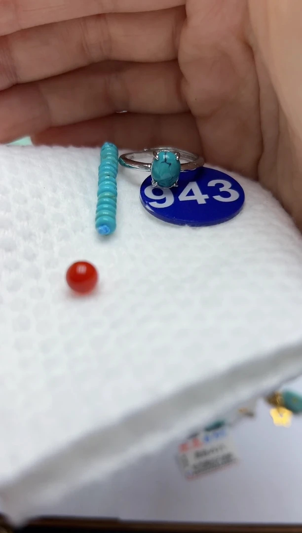 玛瑙/玉髓珠子银S925镶嵌943随机发