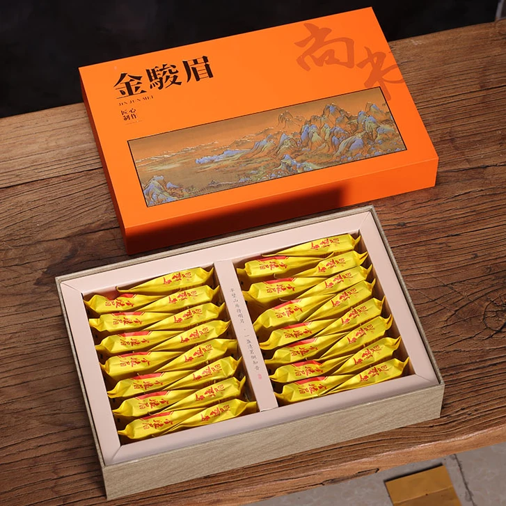 【到手2盒】千里江山武夷红茶金骏眉红茶茉莉花茶叶礼盒装 送礼长辈