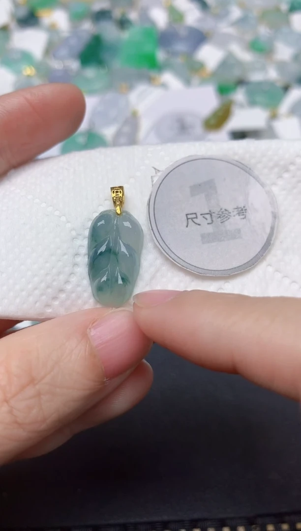 颈饰未镶嵌翡翠天然缅甸A货翡翠