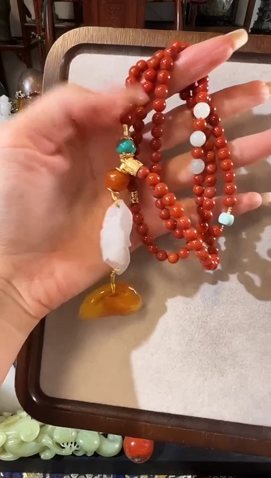 颈饰未镶嵌南红玛瑙11111111