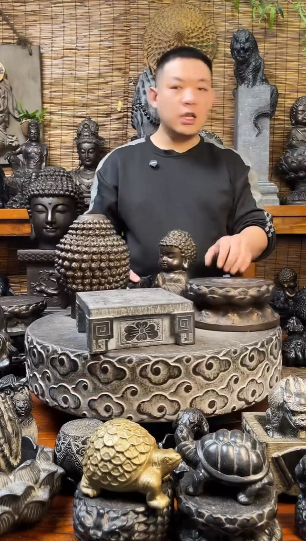 石材20方底座天然青石雕刻