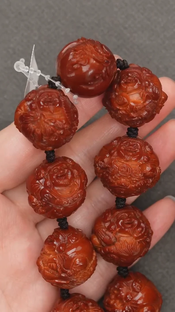 手串橄榄核看****强橄榄核手串