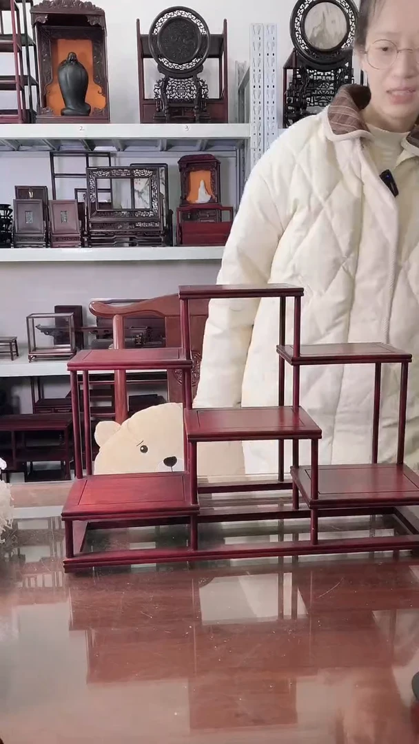 红酸枝木类巴里黄檀六连台微瑕 39*18*28    115