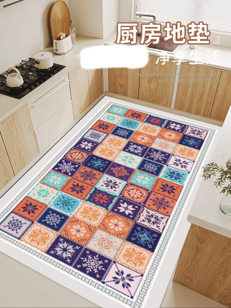 墨以-162【100x200】硅藻泥客厅床边厨房垫高级感家用地垫