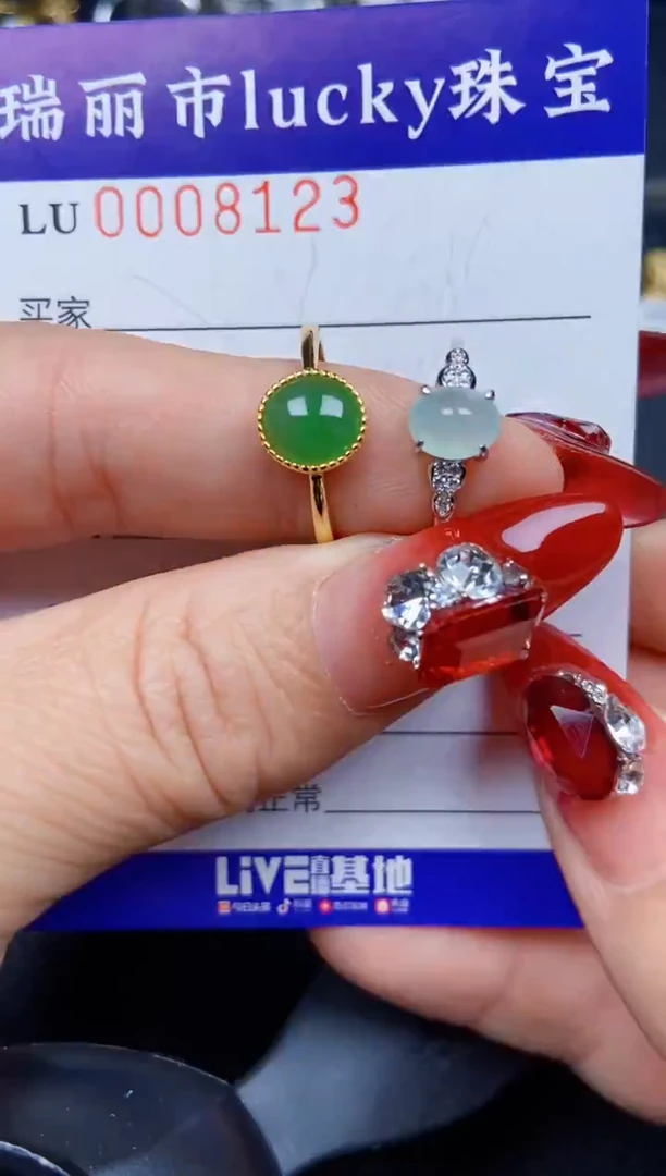 【闪购商品】翡翠颈饰银S925镶嵌8123