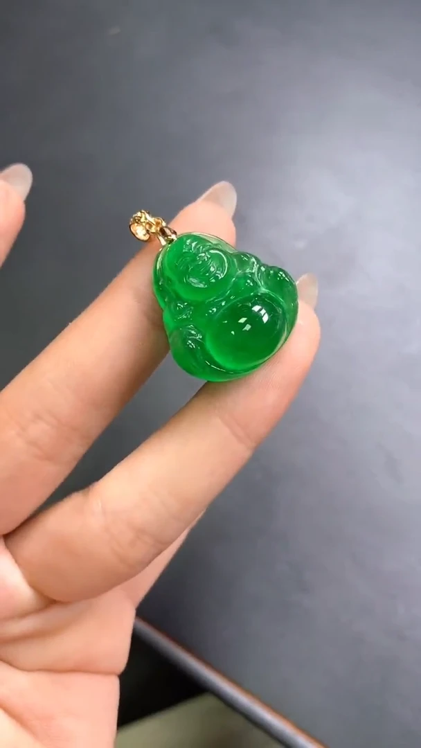 颈饰未镶嵌翡翠(配扣头多样性发其一）84