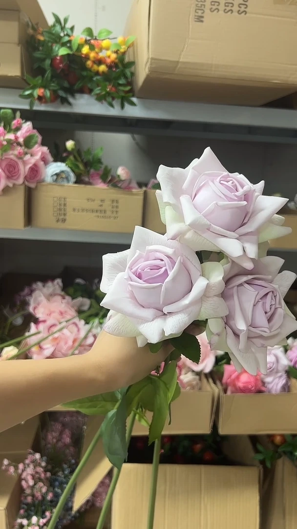 3枝紫色手感保湿水晶