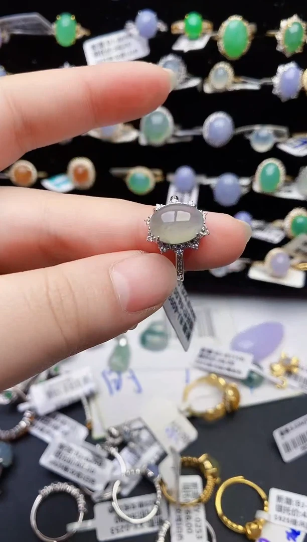 颈饰银S925镶嵌翡翠0554