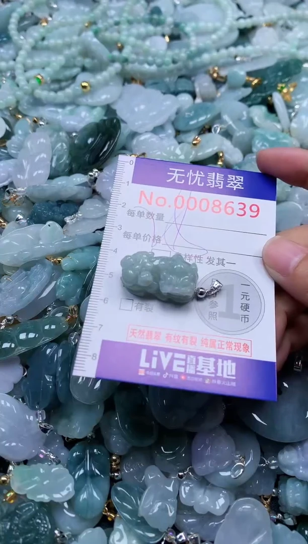 颈饰未镶嵌翡翠8639