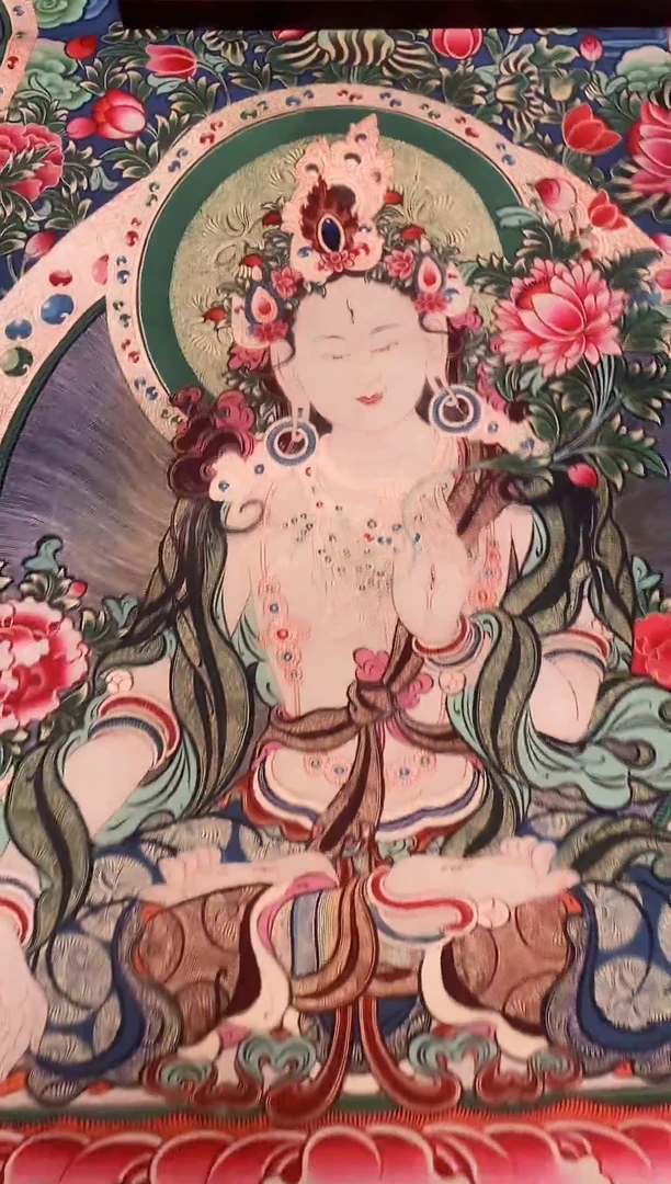 装裱画精美唐卡tk16058