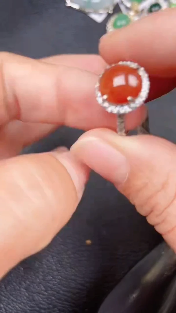 颈饰银S925镶嵌翡翠0169