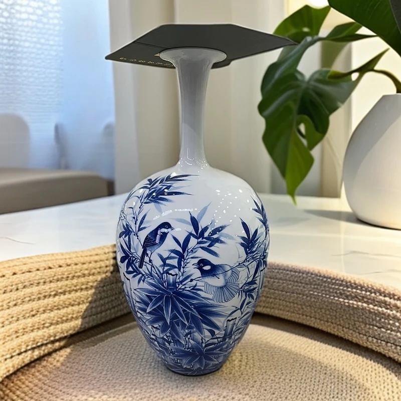 景德镇高温陶瓷摆件花瓶  王老师