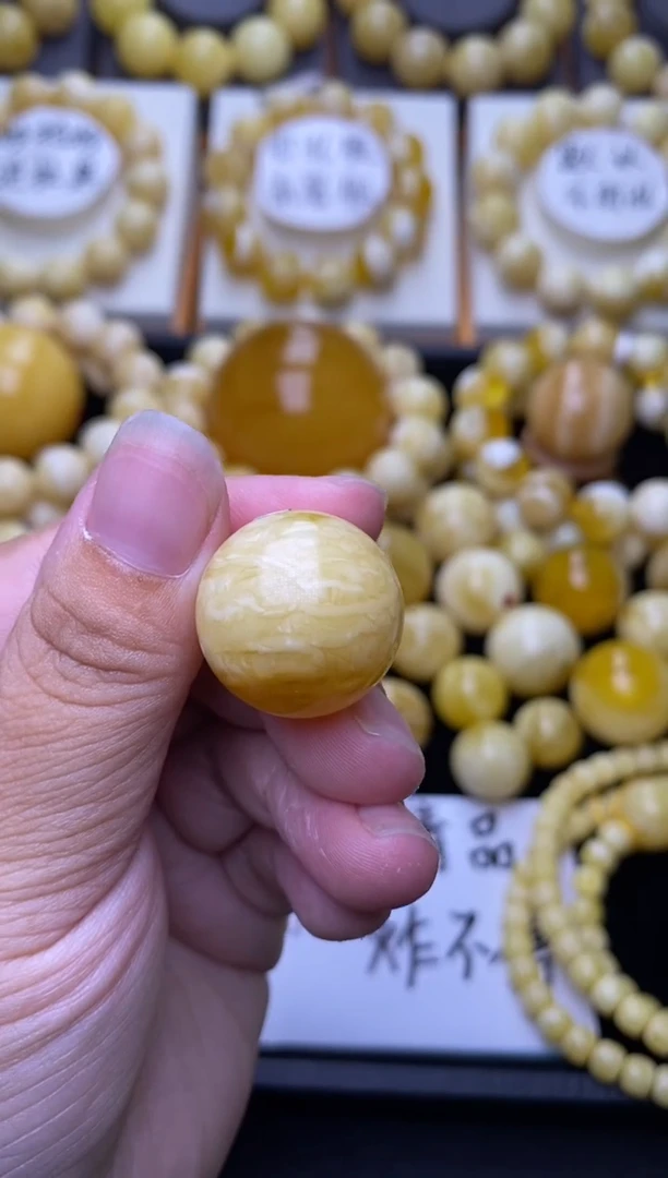 裸石琥珀未镶嵌大小姐珠宝严选26