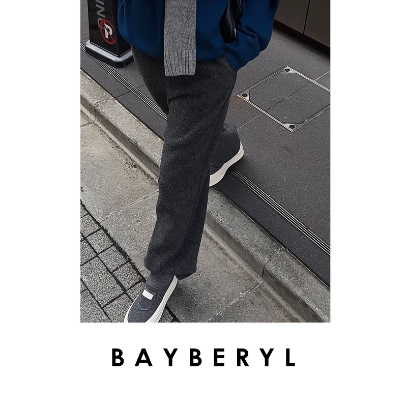 BAYBERYL老贝墩墩裤*松紧腰束口保暖时尚秋休闲裤XXK5J2401