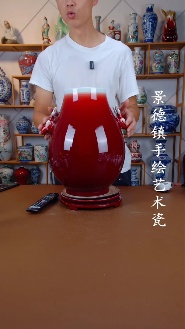 现代景德镇手工手绘陶瓷摆件46
