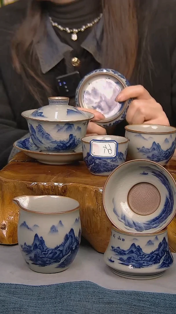 【闪购商品】简装家用款11件套 陶瓷家用茶具系列