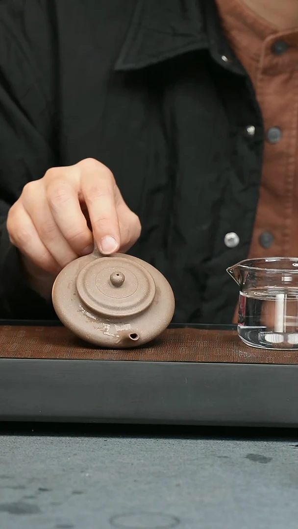 【闪购商品】紫砂茶壶五堂 虚扁-源远堂藏-大彬制