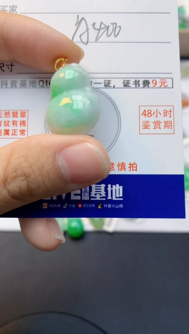 颈饰未镶嵌翡翠天然缅甸A货翡翠百元以上9元证书费自理