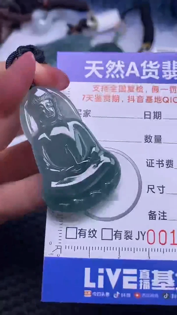 翡翠未镶嵌颈饰多样性发货 只发一件 观音