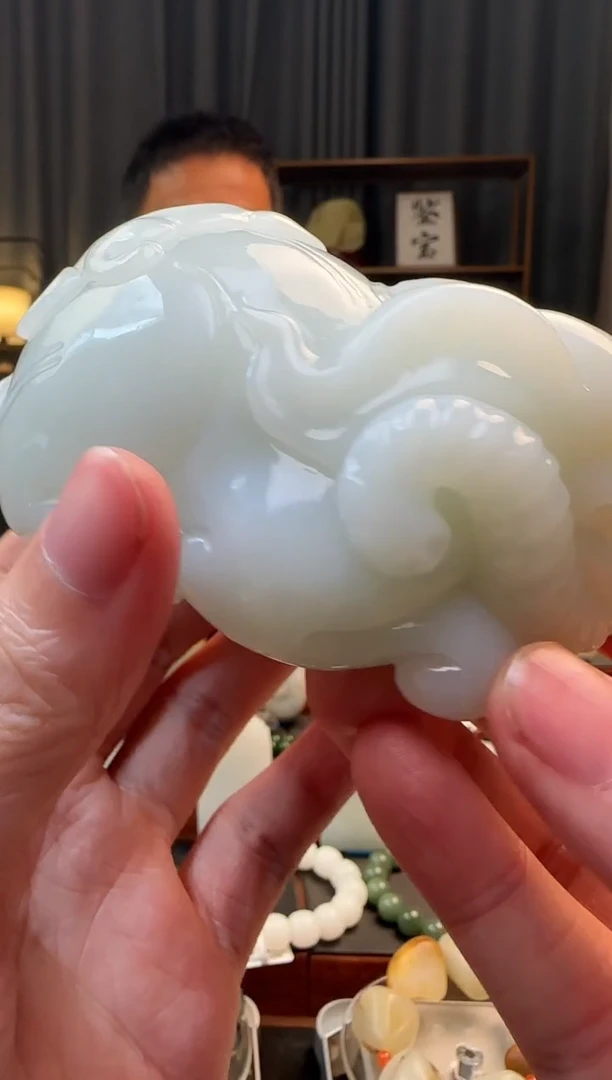 吊坠(不含链)未镶嵌和田玉手把件