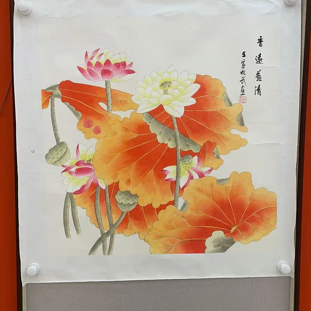 窗展示/文舒文化/绘画/老师/宣纸国画/有证书/不带框51