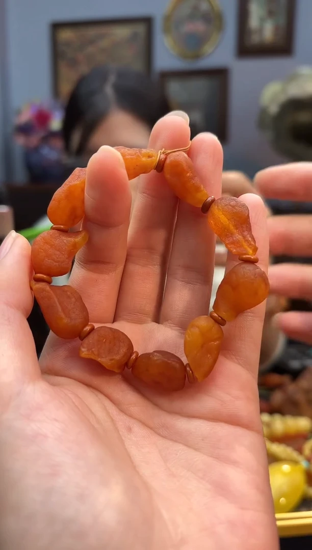 手串琥珀未镶嵌手串
