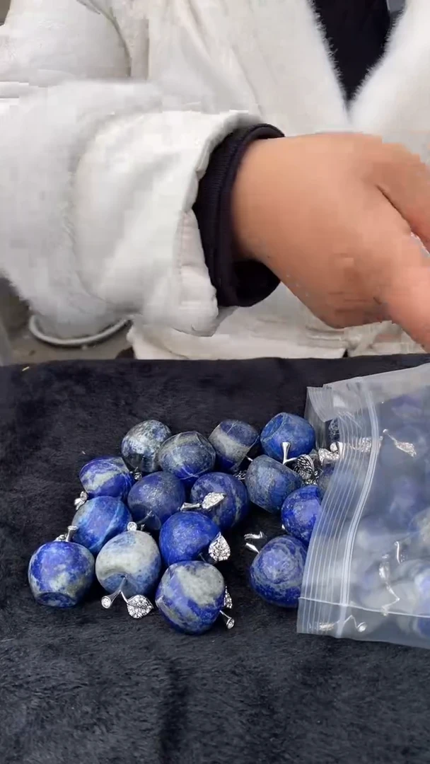 【闪购商品】青金石苹果未镶嵌青金石苹果多样性发其一