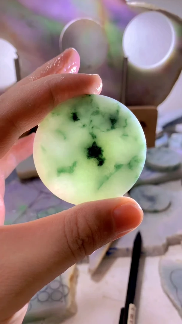 翡翠裸石天然缅甸翡翠A货797