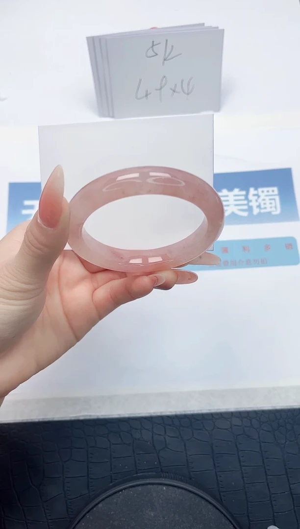 【闪购商品】石英质玉手镯未镶嵌D77-54.2