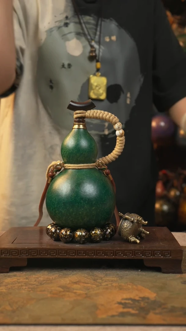 042大漆一物一拍记葫堂出品[不带手串】