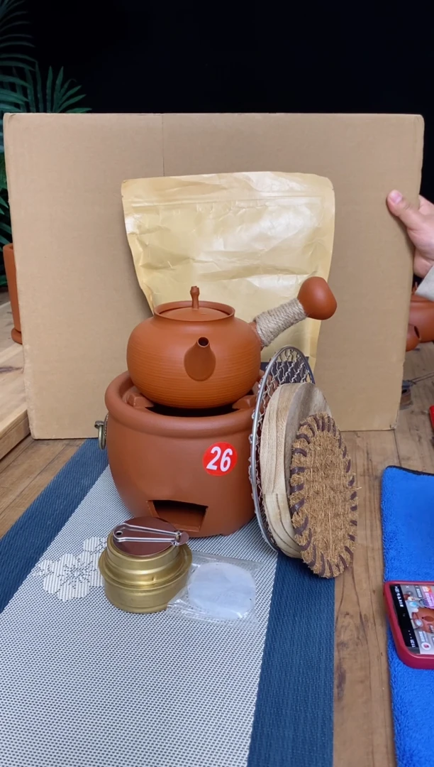 【闪购商品】炭炉➕壶➕酒精灯8件套组555