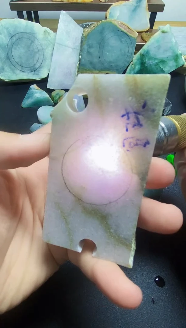 未镶嵌定制翡翠翡翠a货包工包料一个平安扣