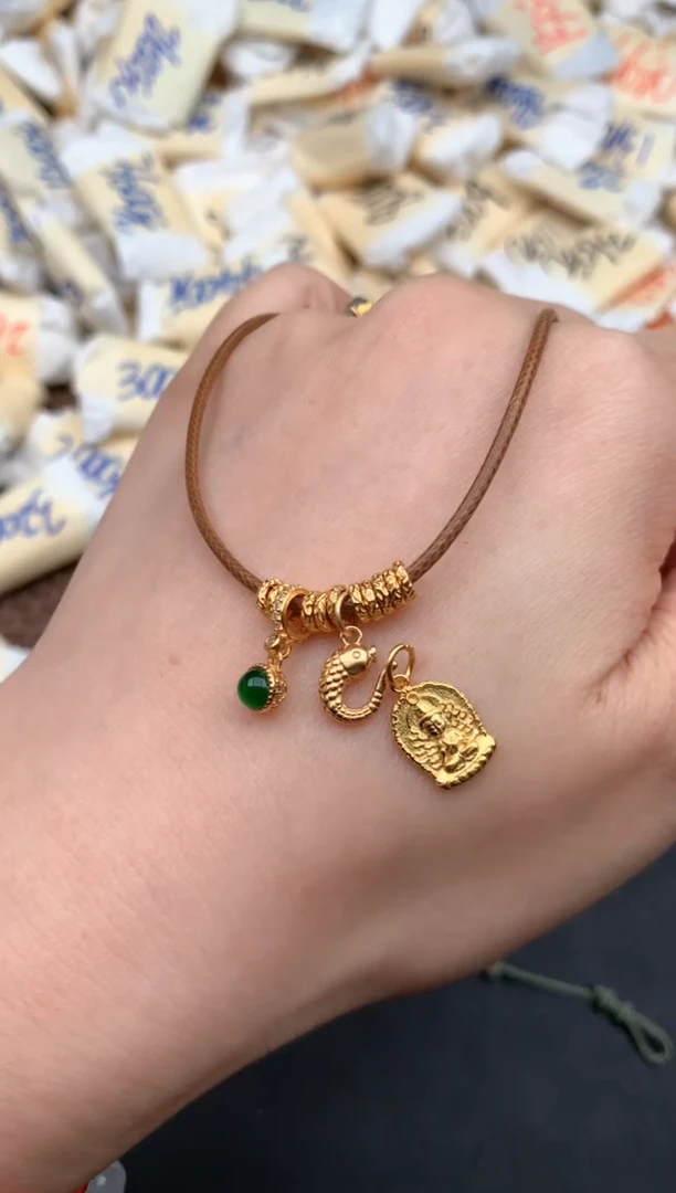 银S925镶嵌挂件翡翠多样性发货（发一个）千手