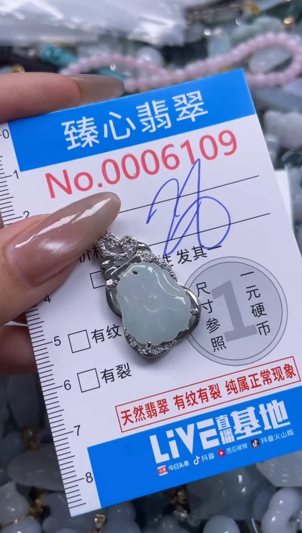 颈饰未镶嵌翡翠6109