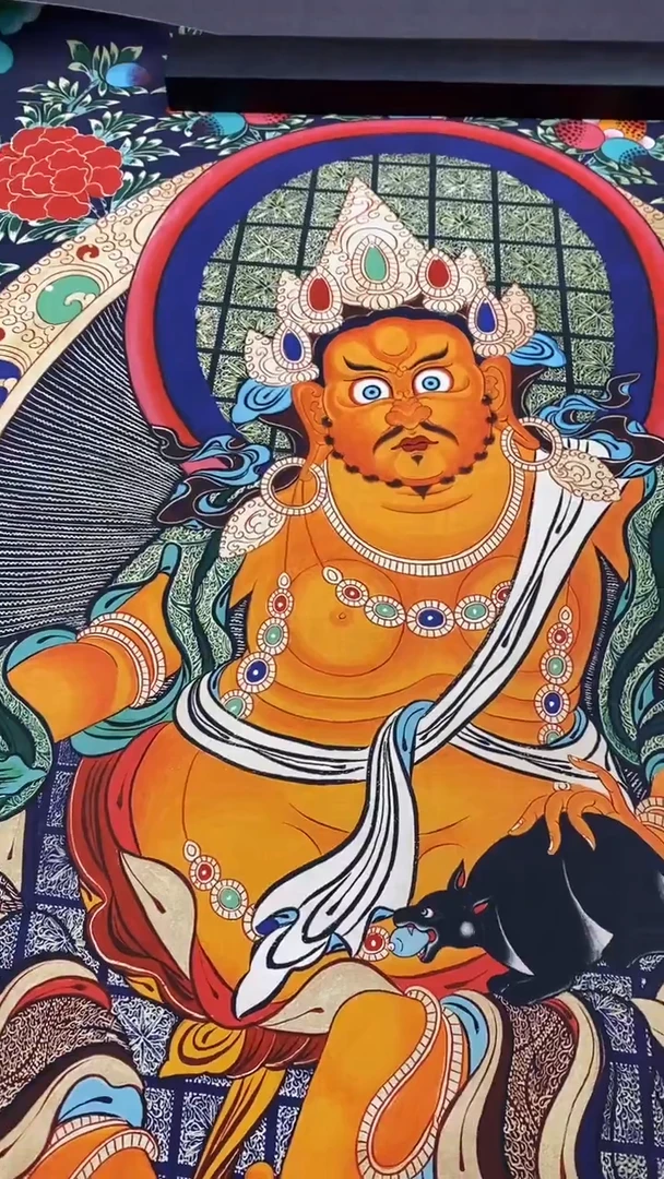 卷轴画王姬藏传非遗珍品